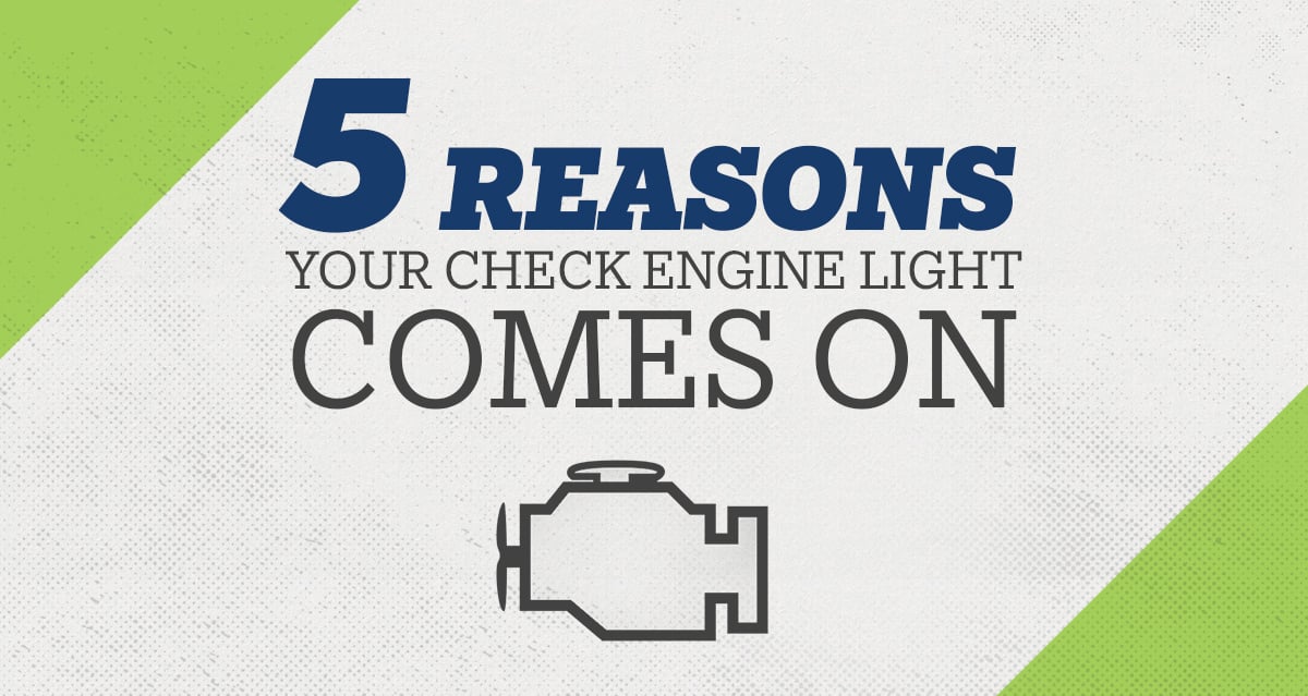 5 reasons check engine light comes on