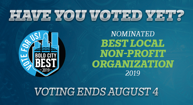 Vote for j tech for best local non-profit