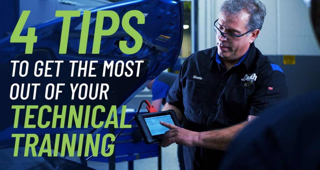 4 tips to get the most out of your technical training