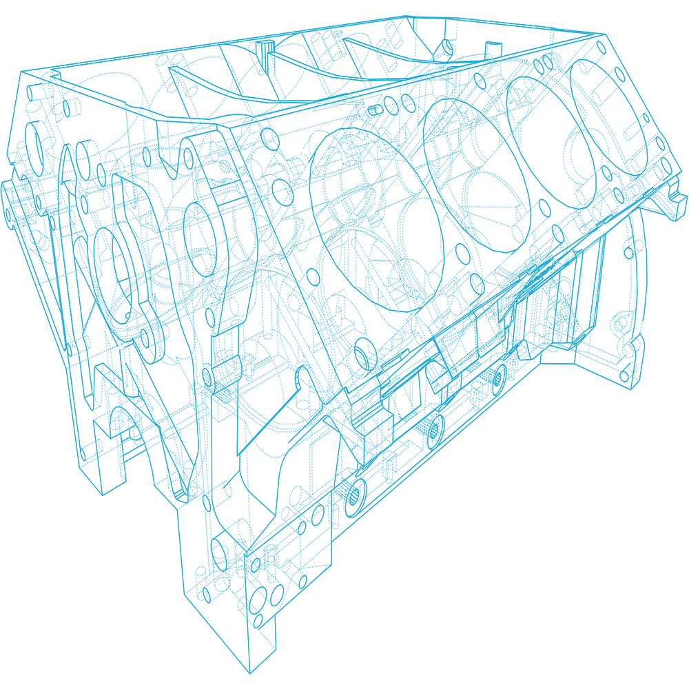 engine block schematic