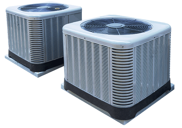 Two residential AC units