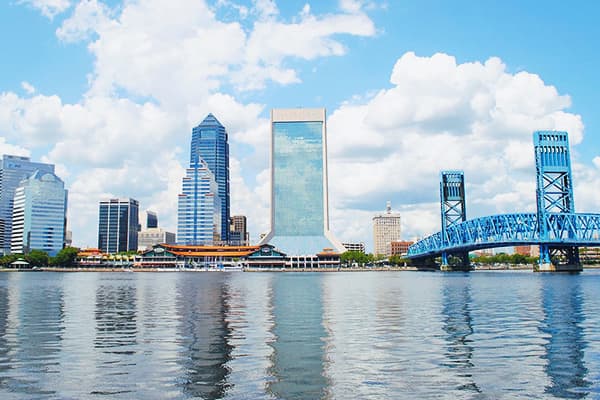 Jacksonville city skyline