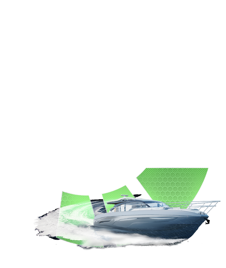 Part of the J-Tech logo overlaid with a boat