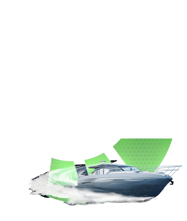 Part of the J-Tech logo overlaid with a boat