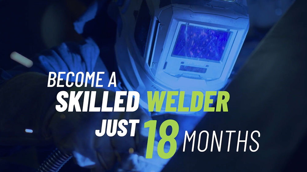 Video: Welding & Fabrication Technology at J-Tech Institute. Become a skilled welder in just 18 months.