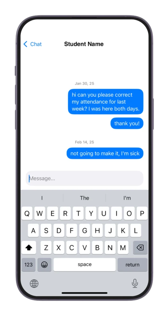 J-Tech Verity App Messaging Feature